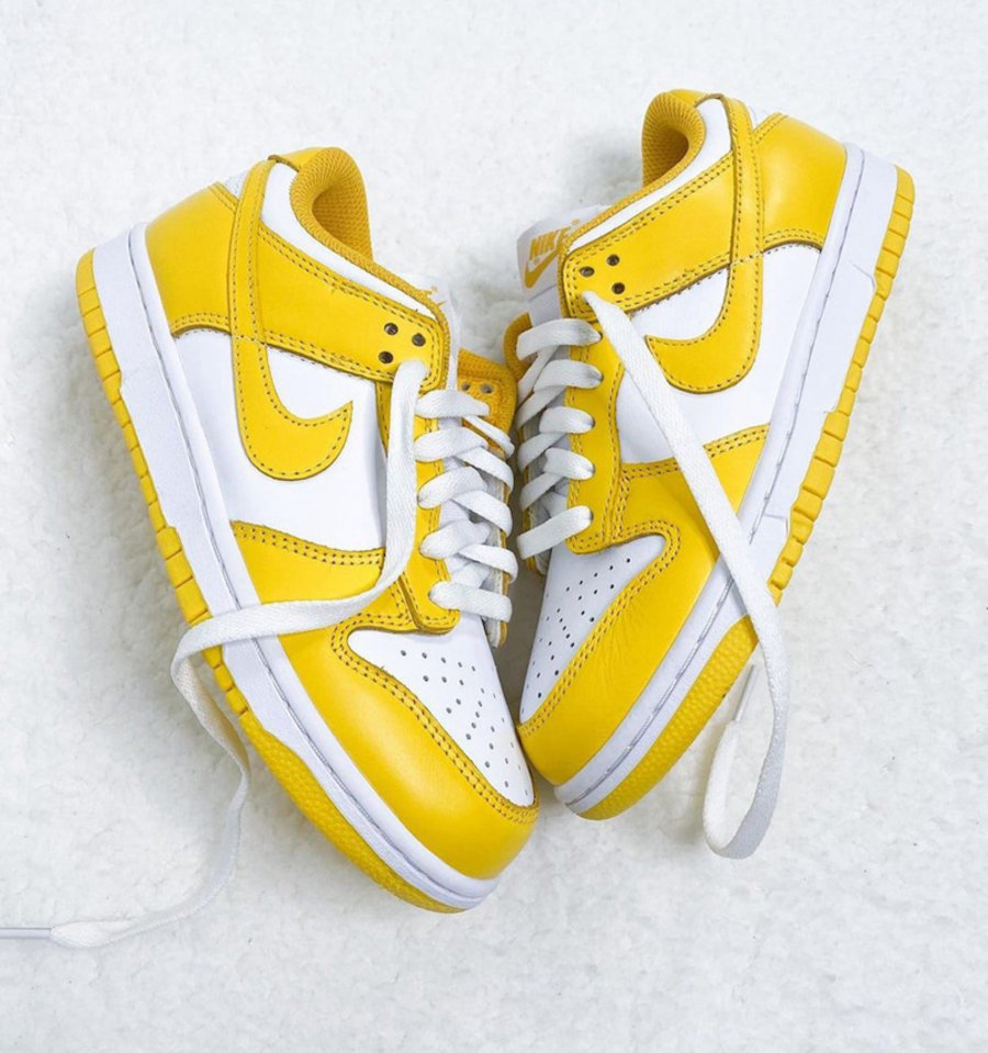 Nike,Dunk Low WMNS,Laser Orang  女生看了心动！男生看了坐不住！白黄 Dunk Low 最新实物曝光！