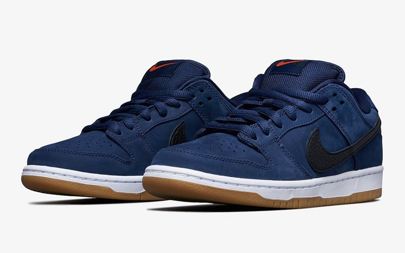 Nike SB,Dunk Low Pro,ISO,CW746  荔枝皮 Swoosh Logo！全新午夜蓝 Dunk SB 下月发售！