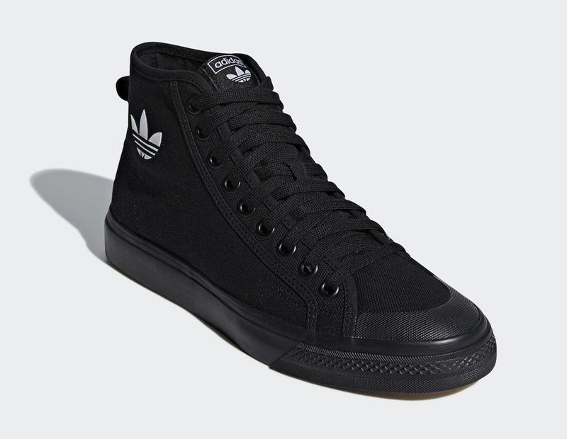 adidas,Nizza Hi,B41651  复古又暗黑！黑武士 adidas Nizza Hi 官图曝光！