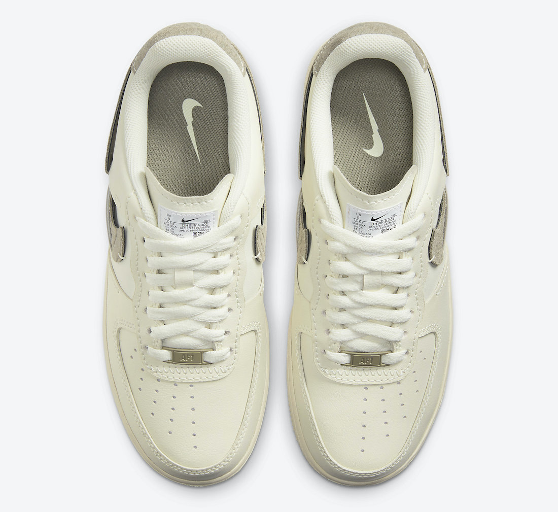 Air Force 1,AF1,Nike,发售,DH3869  断勾 AF1 又有新品亮相！配色、质感都够高级！