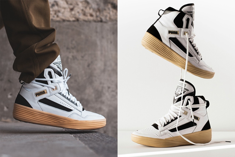 PUMA,Clyde All-Pro Mid,Kuzma  简约黑白的复古造型！全新 PUMA 联名鞋现已登场！