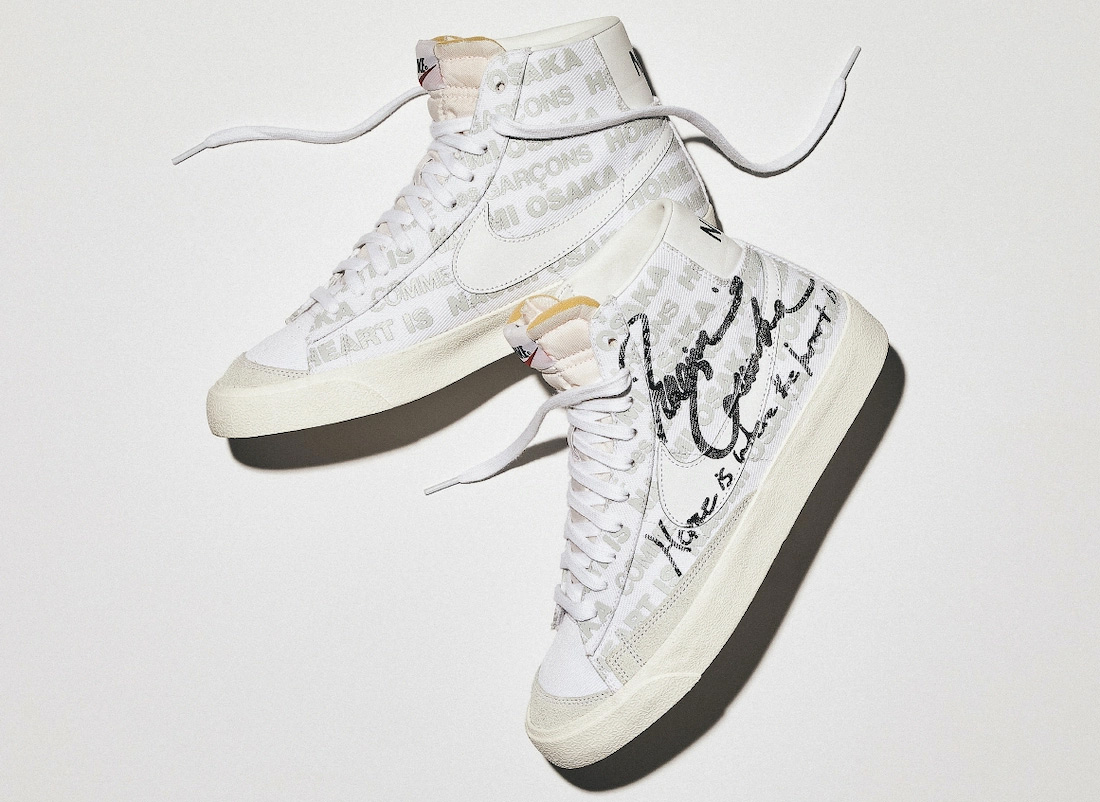 DA5383-100,Blazer Mid,Nike DA5383-100 要发售了！CDG x 大阪直美 x Blazer Mid 海外已发售