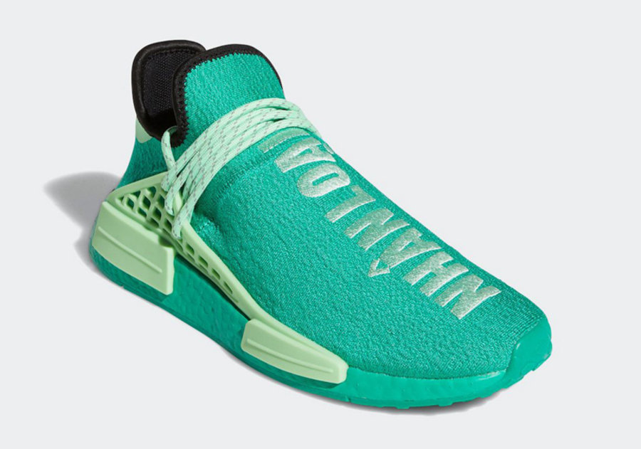 Pharrell,adidas,NMD Hu,Green,G  这骚气湖水绿配色！高低得叫它「蒂芙尼」NMD Hu！