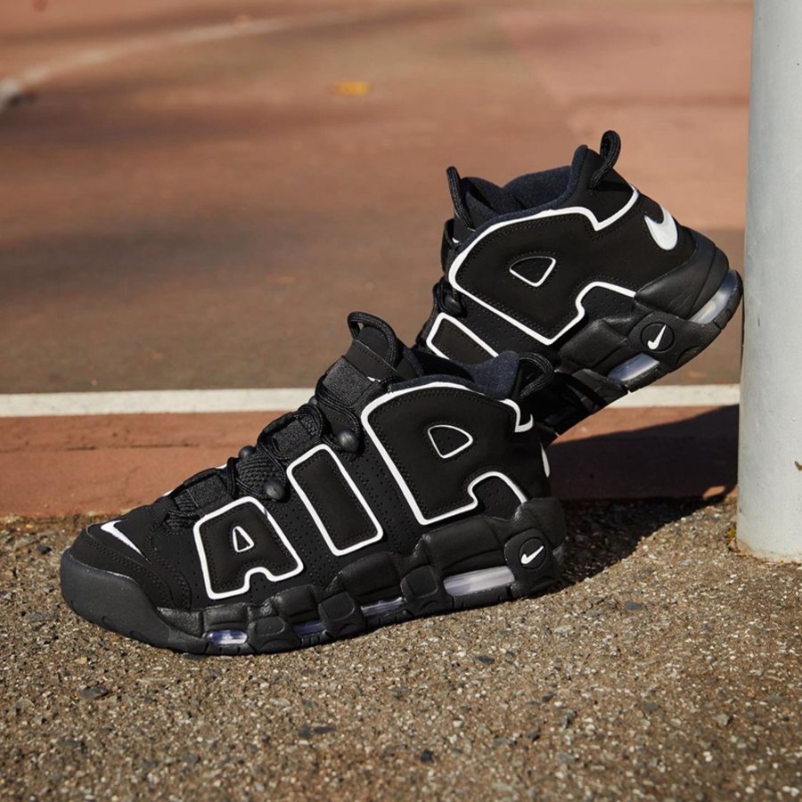 Nike,Air More Uptempo,414962-0  经典 OG 造型！黑白「大 AIR」即将复刻回归！