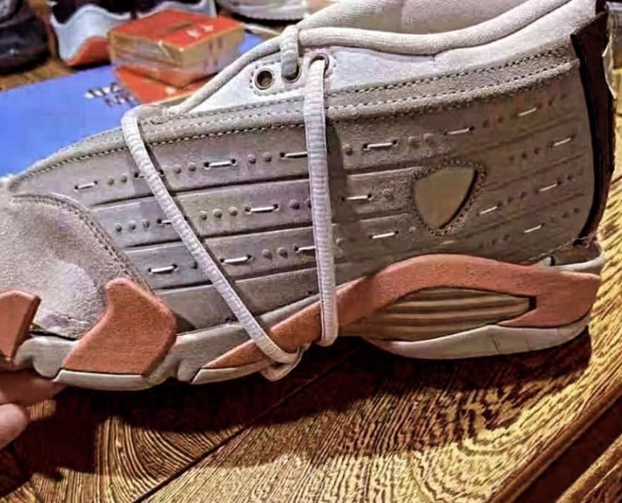 AJ,AJ14,Air Jordan 14 Low,Clot  兵马俑还是「香」！冠希 CLOT x AJ14 low 最新实物图曝光！
