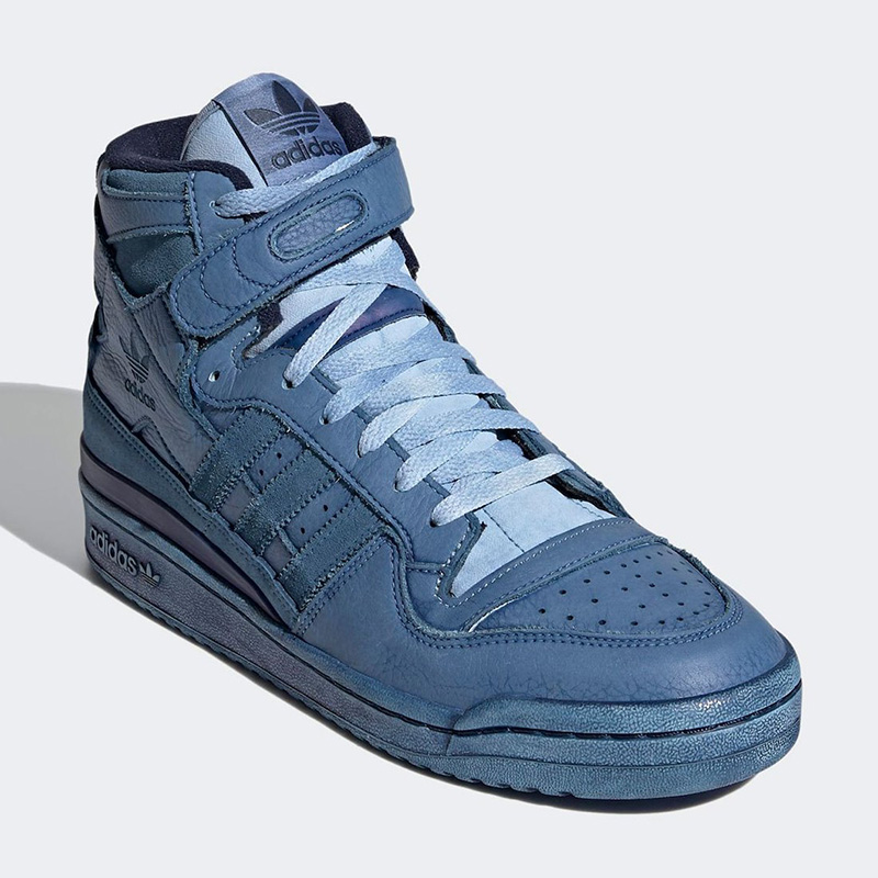 adidas,Forum 84 Hi,FY7793, FY7  少见的蓝染装扮！adidas Forum 84 Hi 两款新配色即将发售！