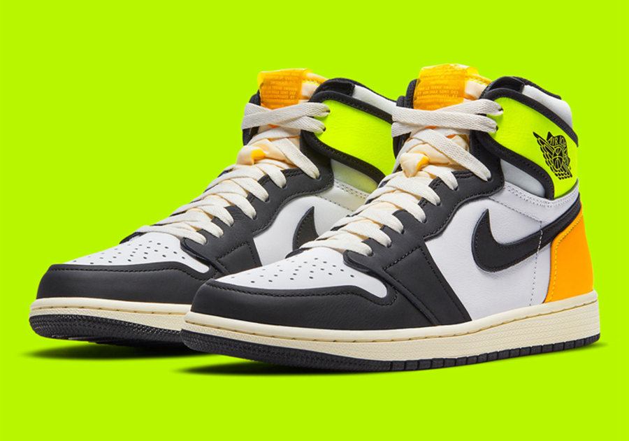 Air Jordan 1 High OG,AJ1,Volt  明年第一双！「黑黄脚趾 2.0」Air Jordan 1 发售日期曝光！