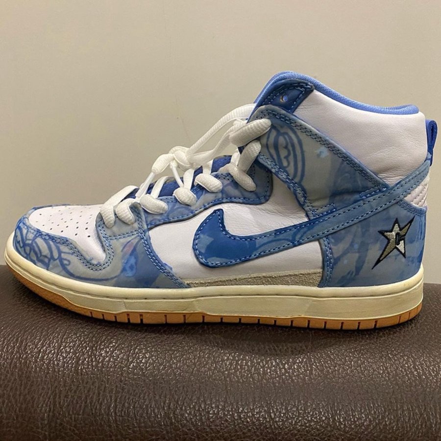 Nike,SB Dunk High,Carpet Compa  光看细节就买不起！全新土豪联名 SB Dunk Hi 明年登场！