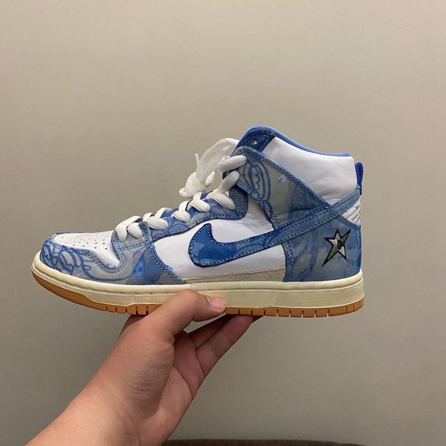 Nike,SB Dunk High,Carpet Compa  光看细节就买不起！全新土豪联名 SB Dunk Hi 明年登场！