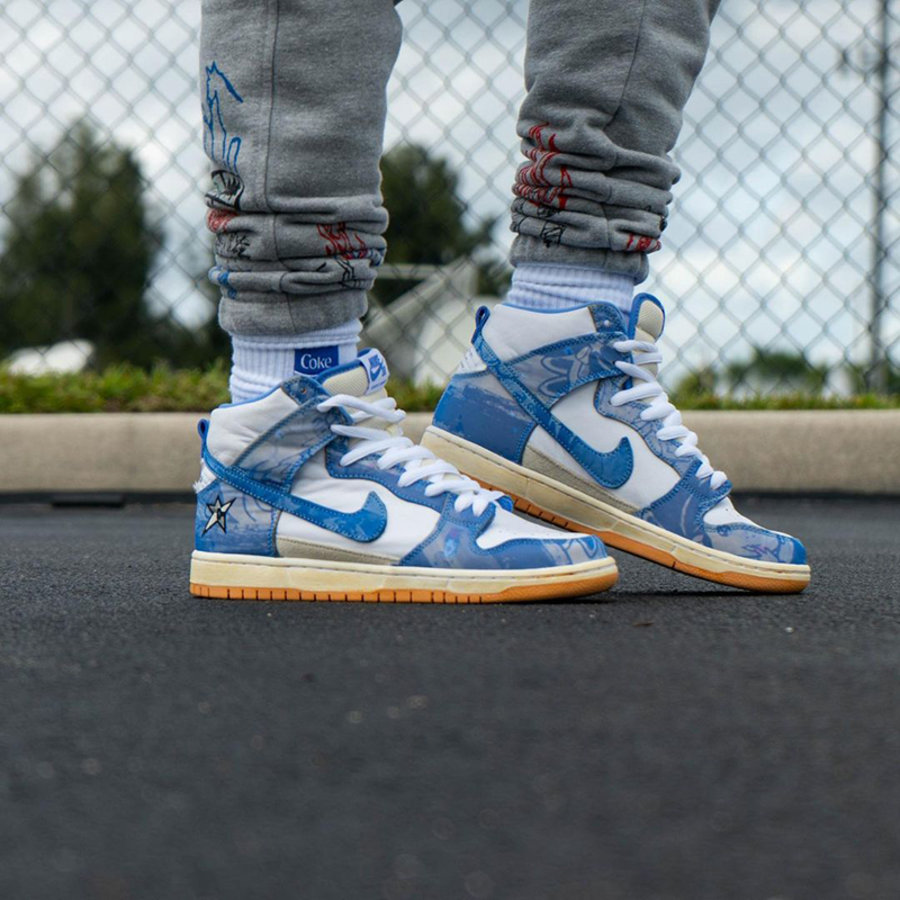 Carpet Company,Nike SB,Dunk Hi  土豪标配！「地毯公司」Dunk Hi 实物上脚图来了！