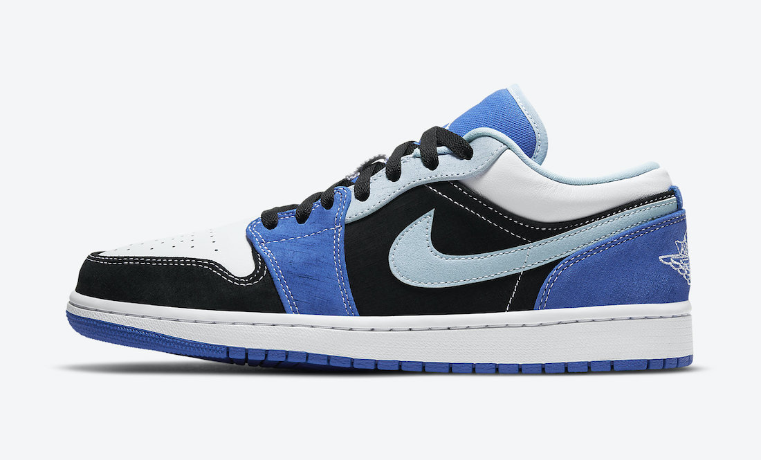 Air Jordan 1,Low,DH0206-400  又是北卡又是闪电！这款全新配色 Air Jordan 1 你受得了吗？！