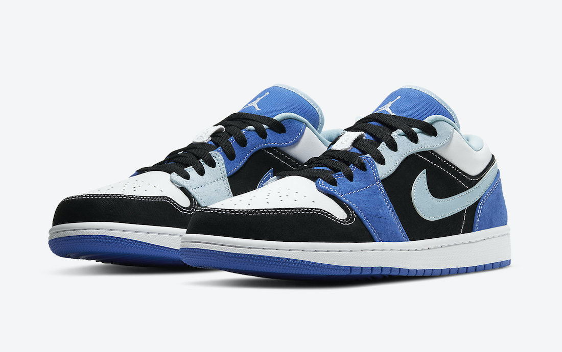 Air Jordan 1,Low,DH0206-400  又是北卡又是闪电！这款全新配色 Air Jordan 1 你受得了吗？！