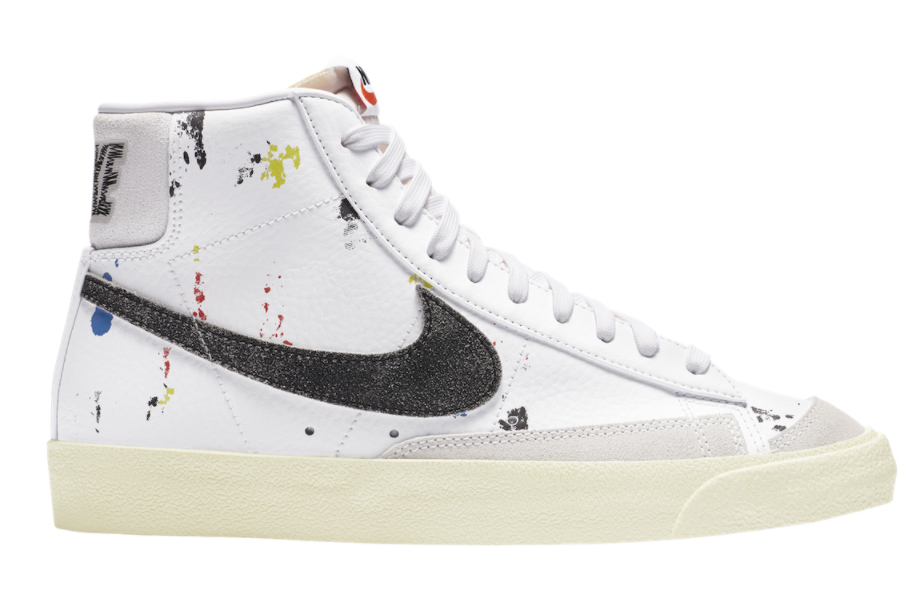 Nike,Blazer Mid ’77,DC7331-100  多彩泼墨超酷！Nike Blazer Mid ’77 新品即将发售！