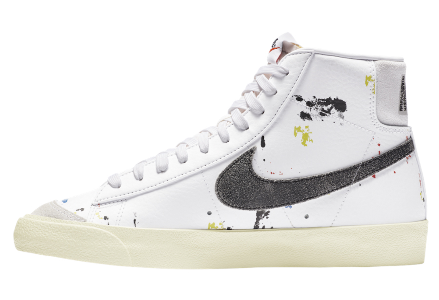 Nike,Blazer Mid ’77,DC7331-100  多彩泼墨超酷！Nike Blazer Mid ’77 新品即将发售！