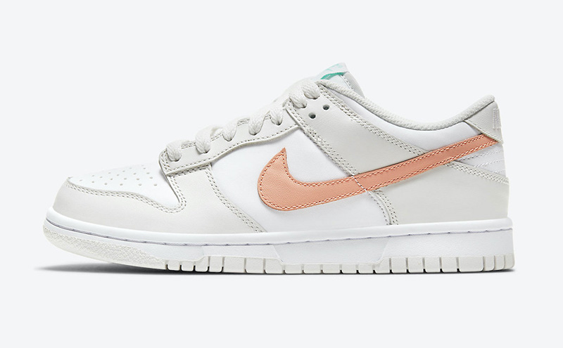 Nike,Dunk Low GS,CW1590-101  甜美鸳鸯装扮！全新 Nike Dunk Low 下月初发售！