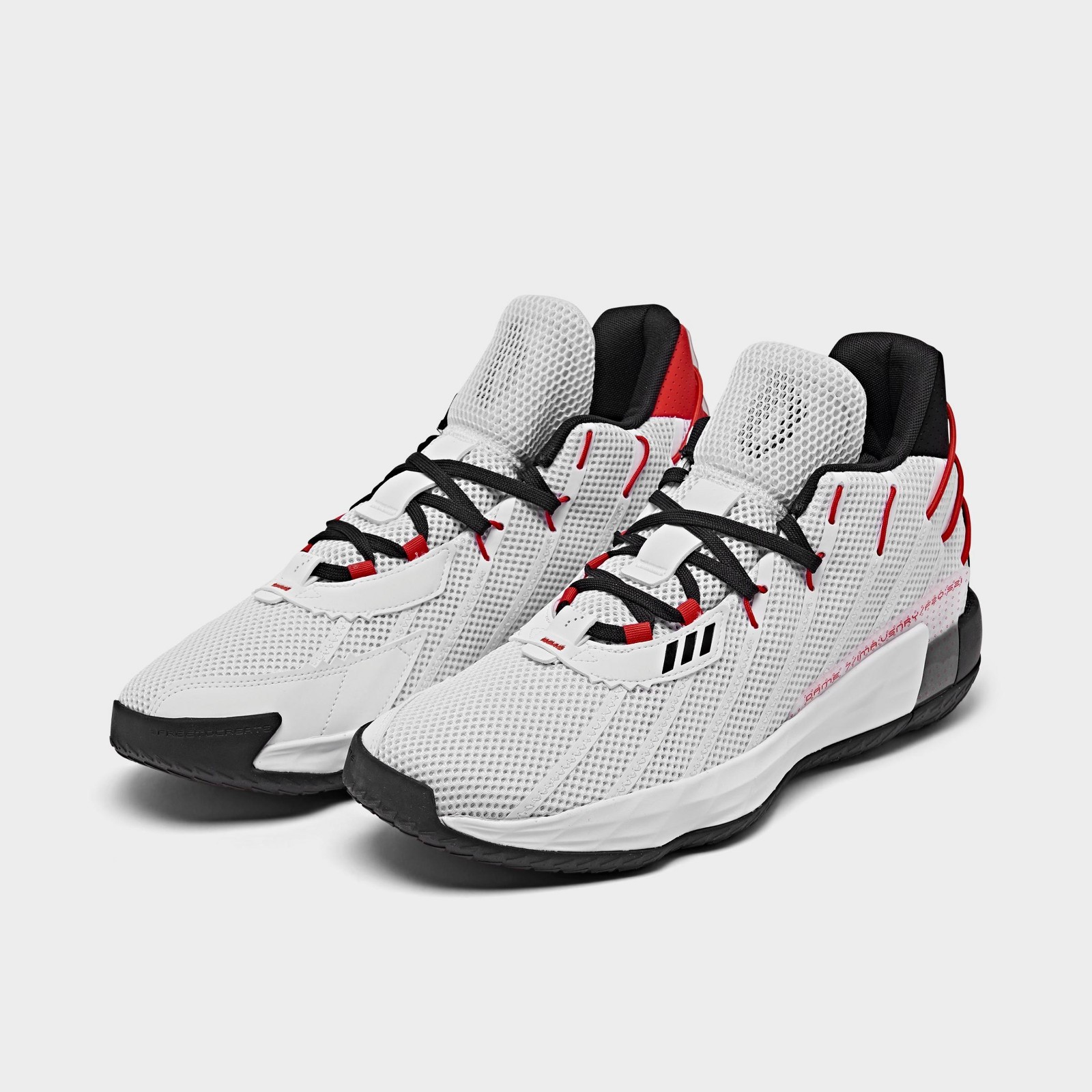 adidas,DAME 7  素净鞋身搭配红色点缀！adidas DAME 7 又出全新配色！