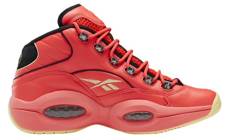 Reebok,QUESTION MID  罕见全红配色！Question Mid 红生胶配色官图释出！