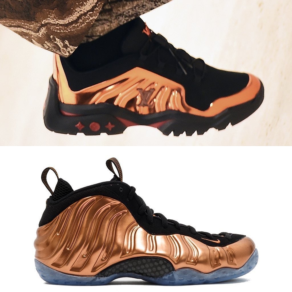 Air Foamposite One,Nike,Louis  LV 新鞋引发网友热议！这不就是「LV 喷」吗？