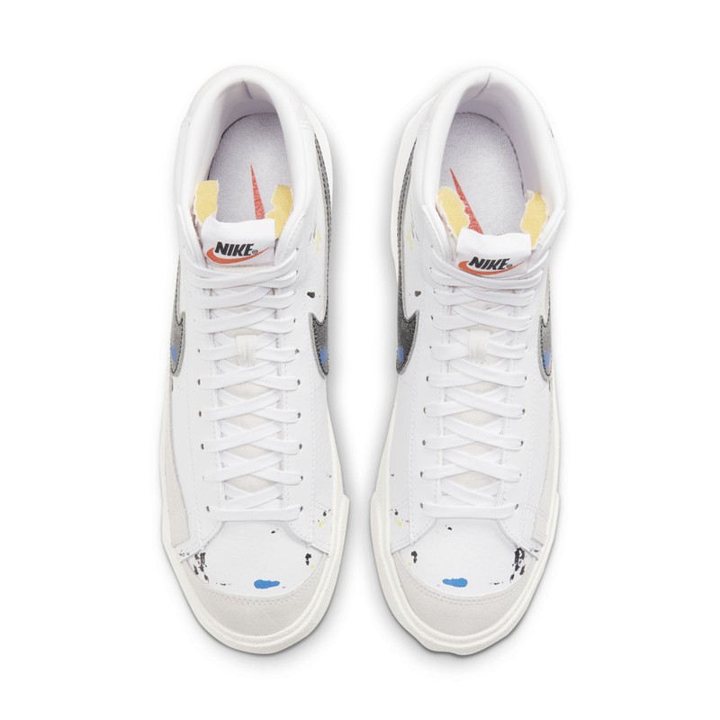 Nike,Blazer Mid,DC7331-100  多彩泼墨点缀！Nike Blazer Mid 77 全新配色官图释出！