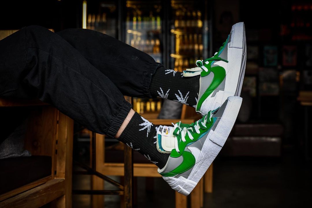 sacai,Nike,Blazer,发售,DD1877-00  下月发售！sacai x Nike 新鞋上脚曝光！两款配色你选哪双？