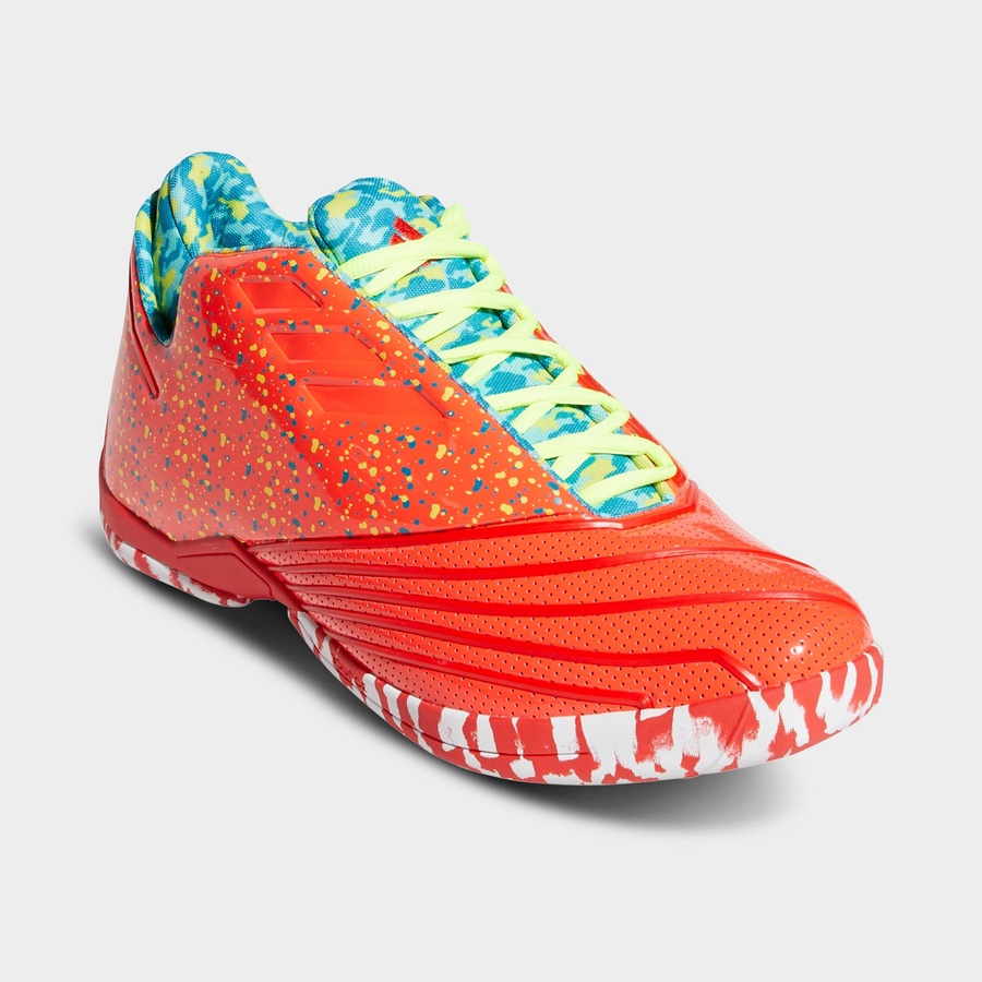T-MAC 2,adidas  亮橙 + 喷溅！复刻版 T-MAC 2 新配色曝光！这也太骚了！