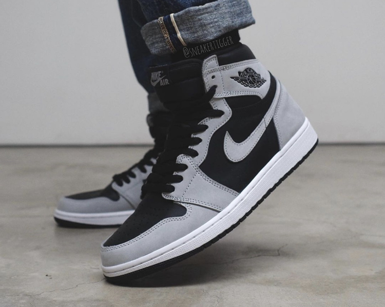 Air Jordan 1 High OG,Shadow 2.  等不及想入手了！「影子 2.0」最新上脚图曝光！