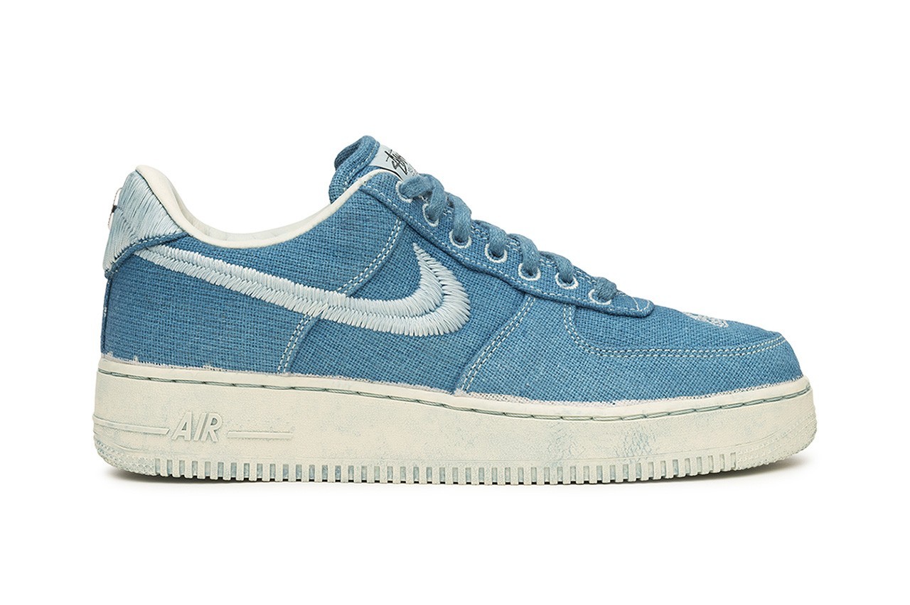 Stussy,Air Force 1,Nike,发售  本周集体发售！五款扎染 Stussy x Air Force 1 完整实物曝光！