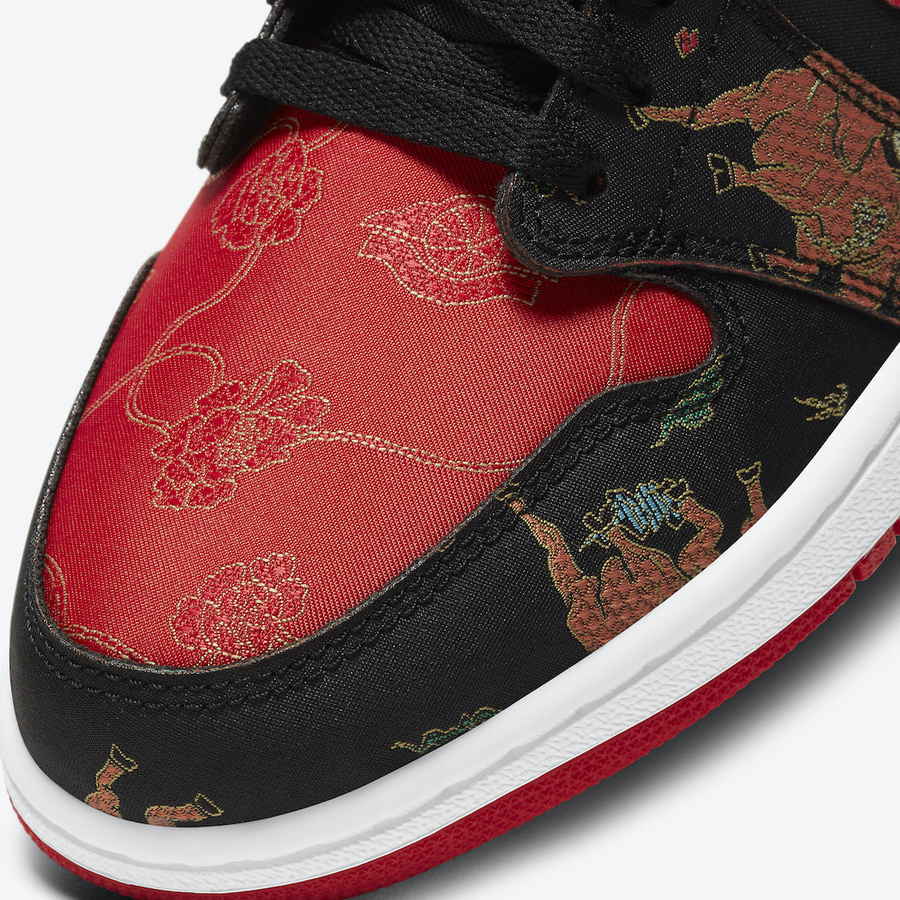 Air Jordan,AJ1 Low,DD2233-001,  限量 8500 双！Air Jordan 1 Low「CNY」上架 SNKRS！