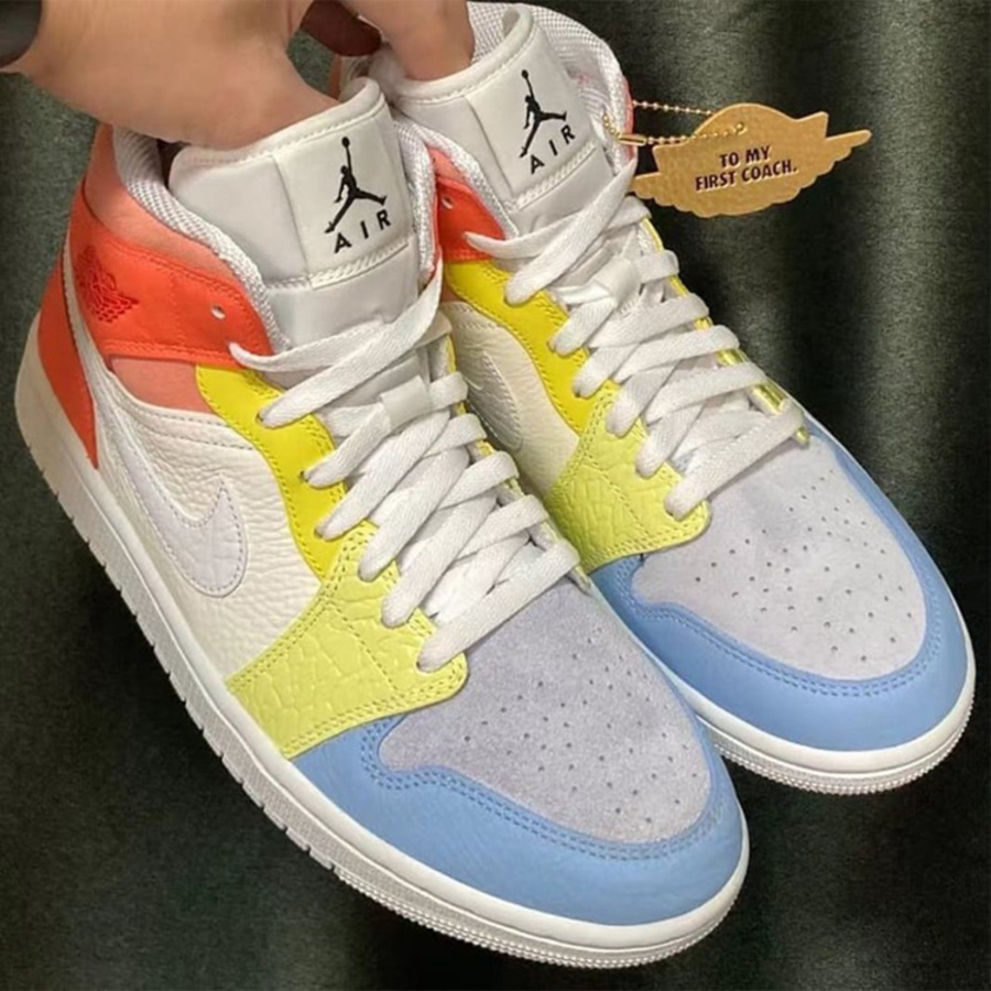 Air Jordan 1,To My First Coach  全新主题配色曝光！三款撞色 Air Jordan 1 齐亮相！