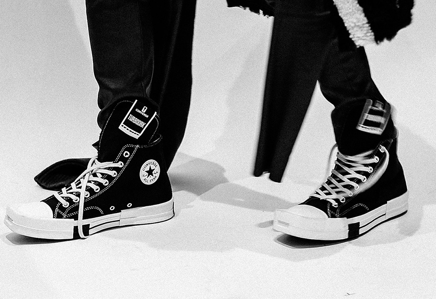 Rick Owens,Converse,上脚  鞋型太独特！Rick Owens x Converse 型录曝光！上脚还挺帅！