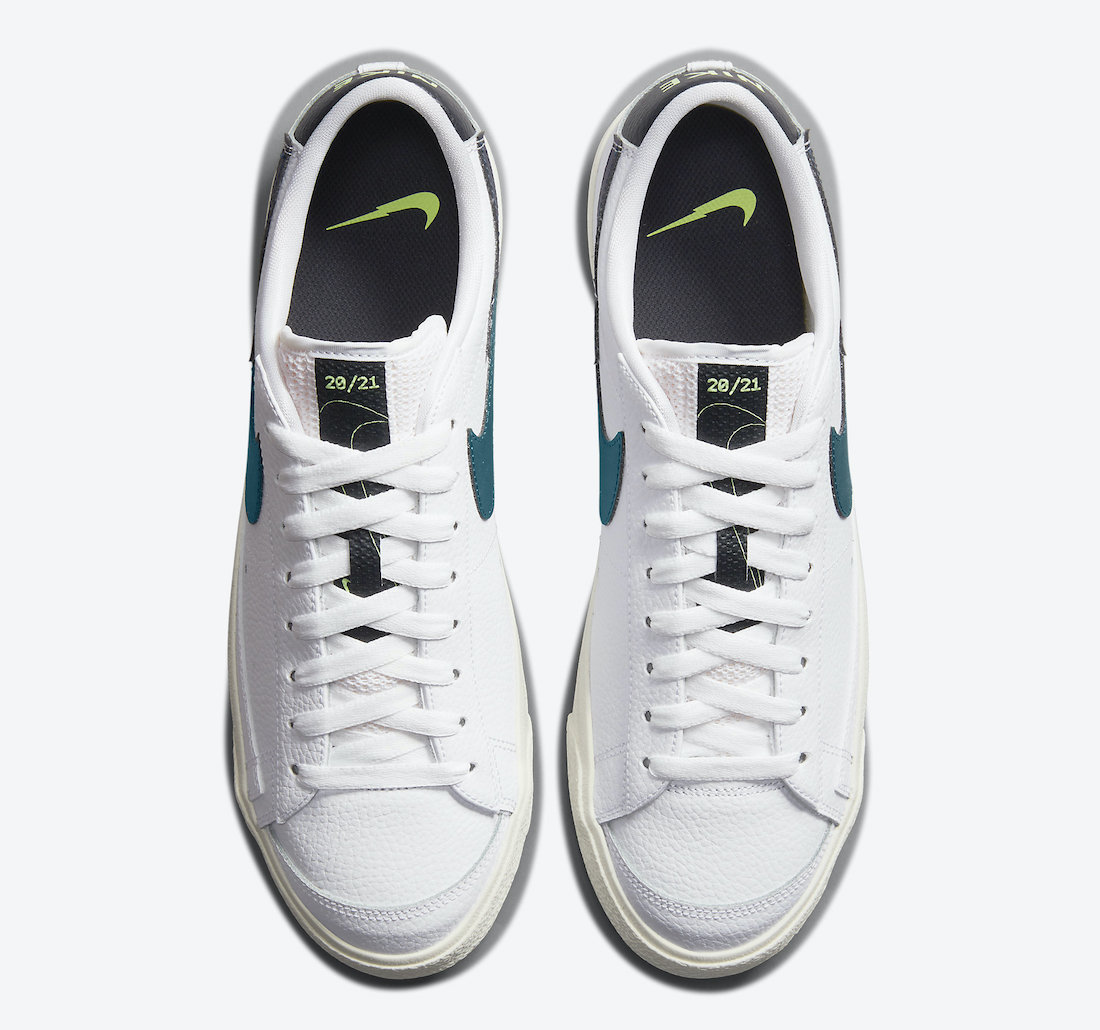 Nike,Blazer Low,DJ6895-100,Aqu  闪电断钩元素加持！Nike Blazer Low 新配色官图曝光！