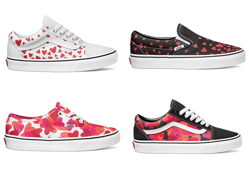 Vans,,Old Skool,Authentic,Slip  烈焰红唇 + 经典爱心！Vans 全新情人节系列现已登场！