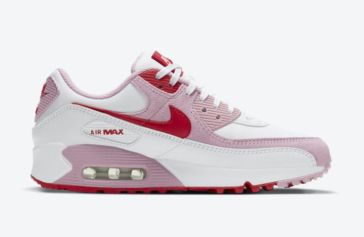 Air Max 90,Nike,DD8029-100  质感高级细节满满！情人节 Air Max 90 上架 SNKRS！