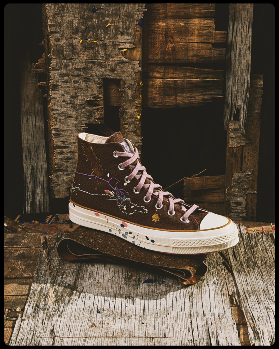 Bandulu,Converse,Chuck 70,Pro  这样的泼墨球鞋头一次见！Bandulu x Converse 明早正式发售！