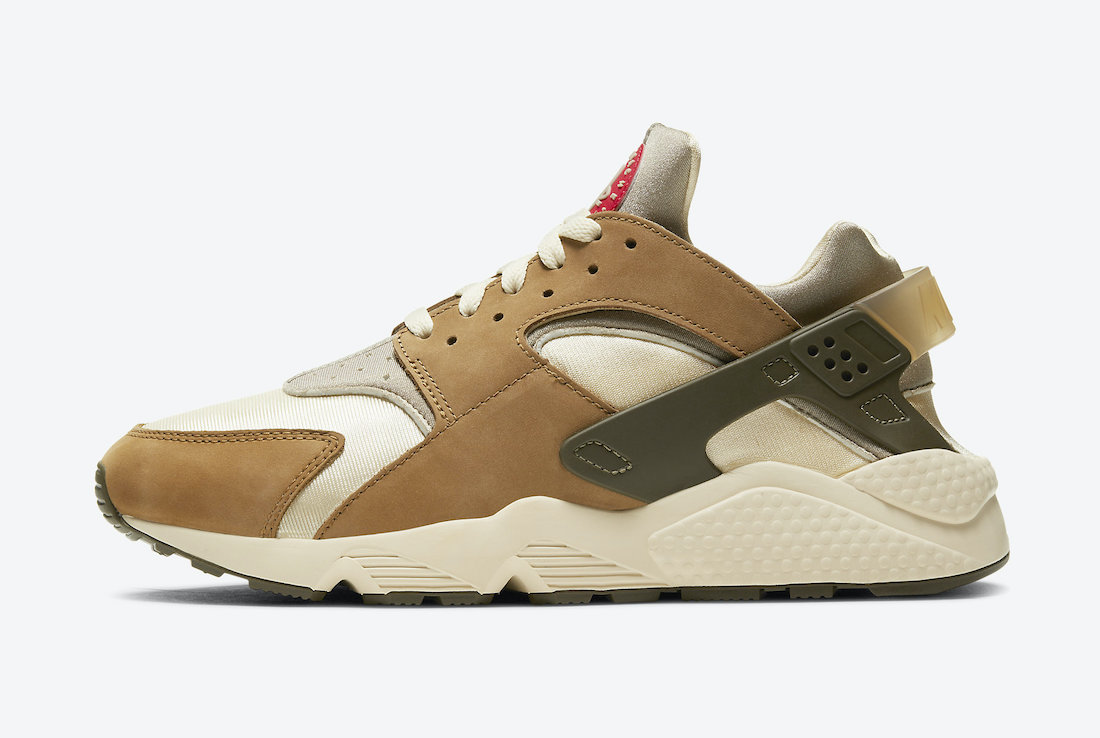 Air Huarache,Nike,发售,DD1381-20  新一代富婆快乐鞋？！Stussy x Nike 新鞋曝光！下周发售！
