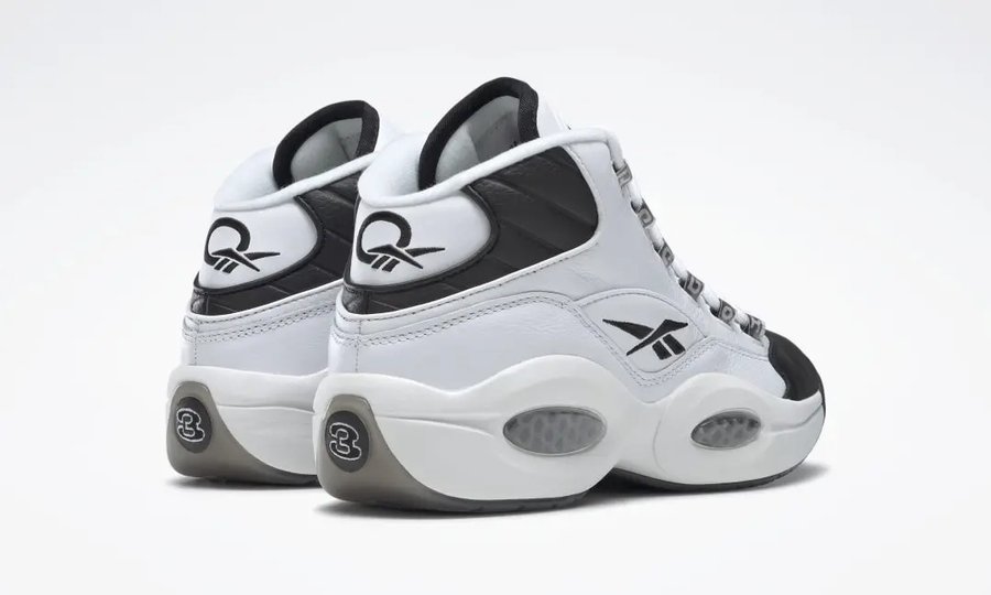 Question Mid,Reebok,GX5260  经典黑白配色！「熊猫」Question Mid 即将发售！