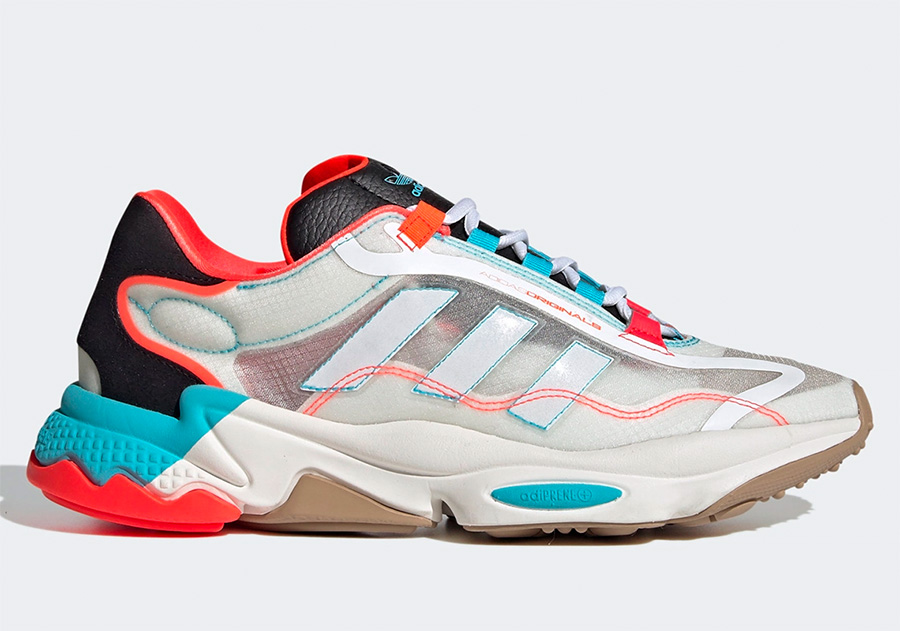 G57952,G57953,Ozweego,adidas,三  喜欢「蝉翼」球鞋的朋友注意！这两双半透明新鞋值得关注！