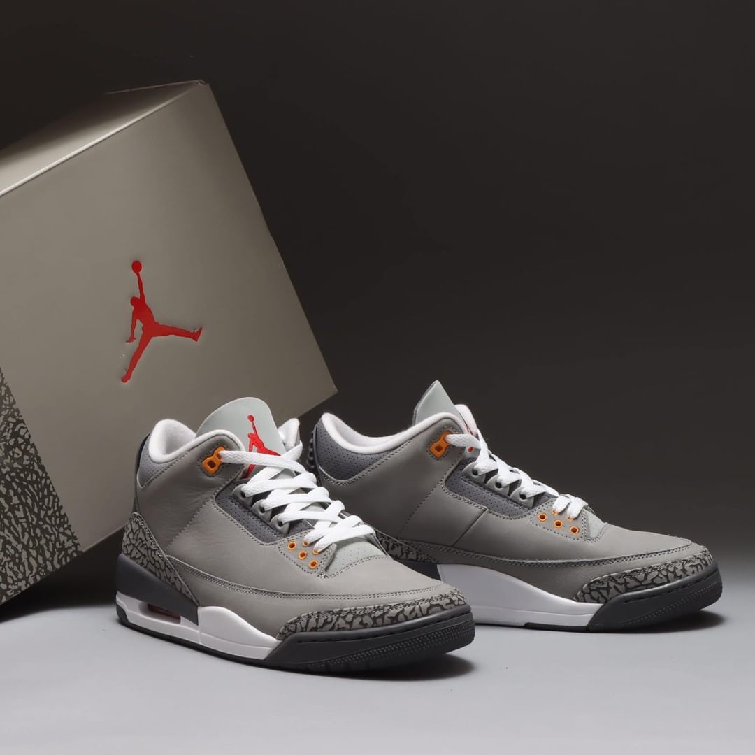 CT8532-012,AJ3,Air Jordan 3 CT8532-012 下周发售！看看「酷灰 AJ3」的实物效果如何吧！