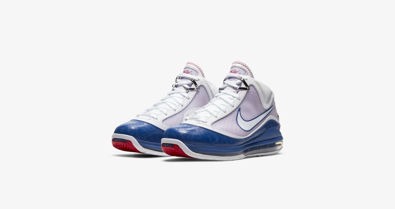 Nike,LeBron VII,Baseball Blue,  棕榈树花纹点缀！全新 LeBron 7 即将登场！