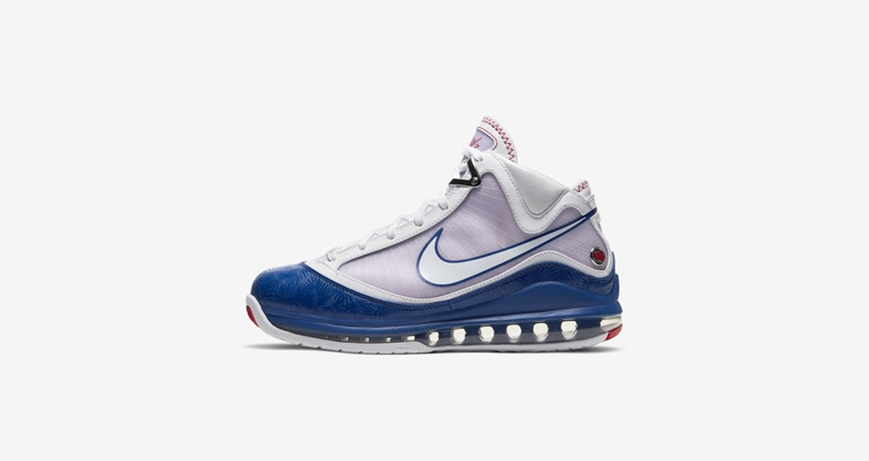 Nike,LeBron VII,Baseball Blue,  棕榈树花纹点缀！全新 LeBron 7 即将登场！