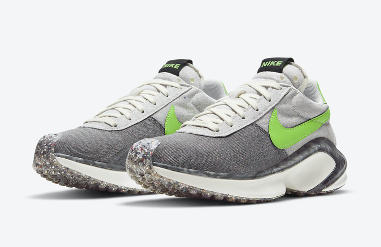Nike,D / MS / X Waffle,Mean Gr  绿色 Swoosh 点缀！新 Nike 环保鞋即将正式发售！