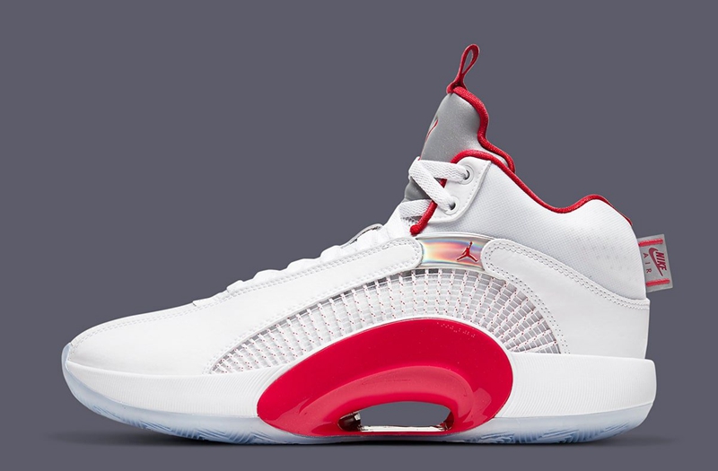 AJ,AJ35,Air Jordan 35,Fire Red  经典红白造型太喜人！全新配色 AJ35 即将登场！