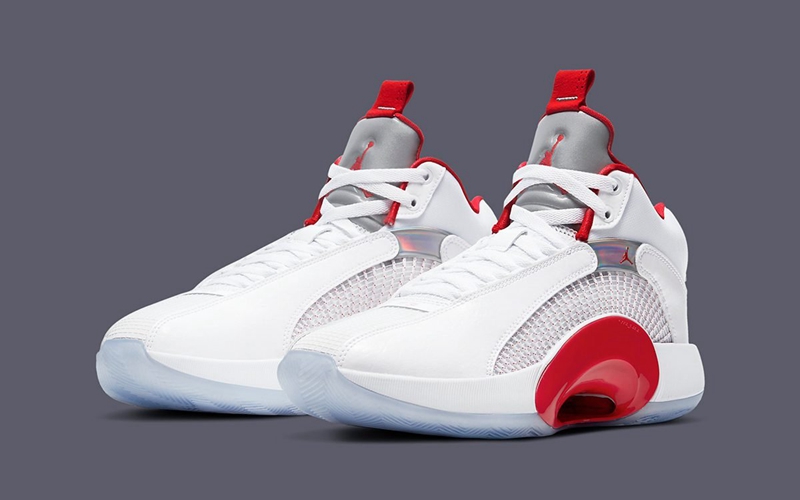 AJ,AJ35,Air Jordan 35,Fire Red  经典红白造型太喜人！全新配色 AJ35 即将登场！