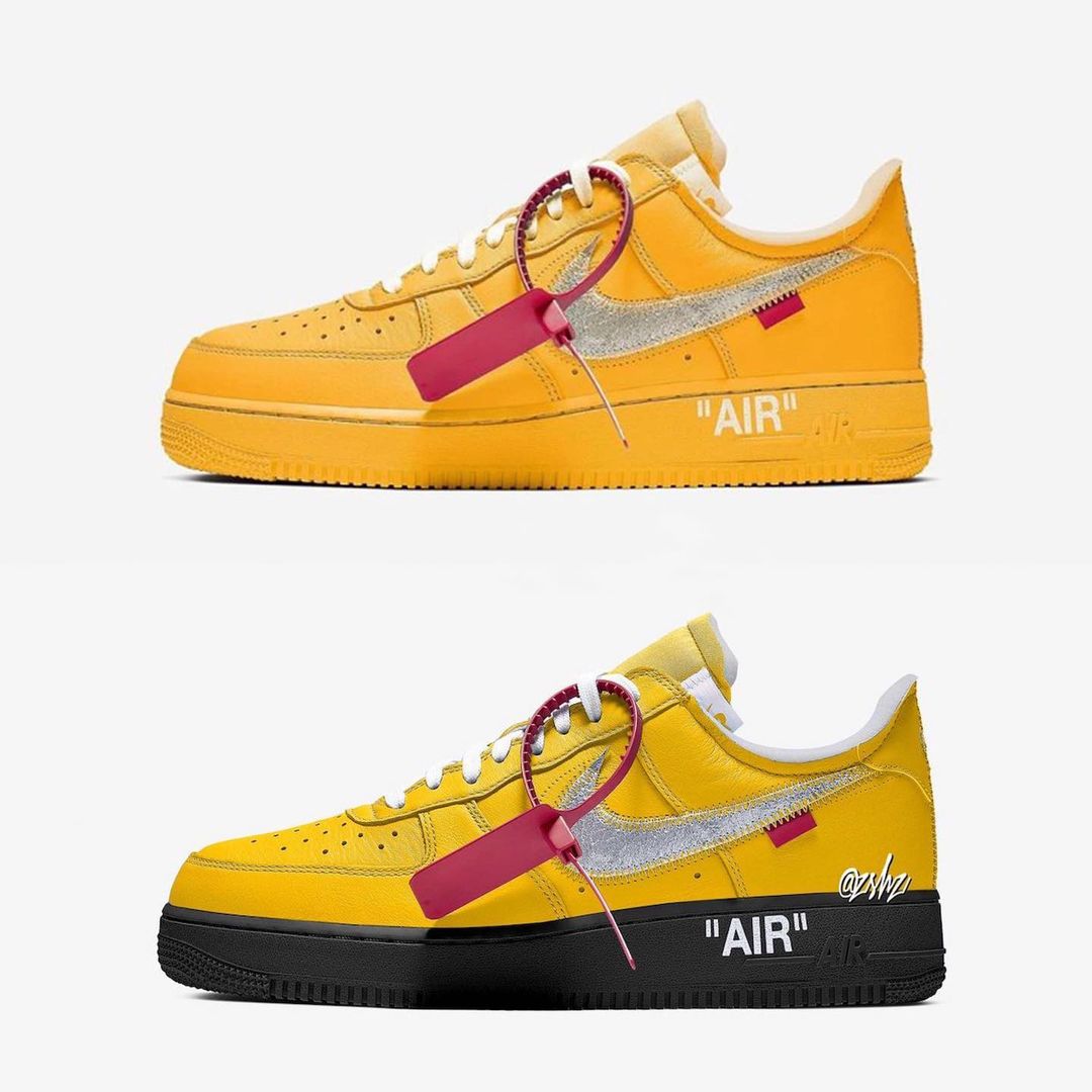 OFF-WHITE,Nike,AF1,Air Force 1  等了三年 OFF-WHITE x AF1 终于有新配色！看着就贵！