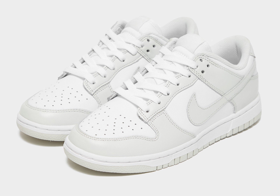 Nike,Dunk Low,WMNS,Photon Dust  Vibe 风十足！全新「白灰」Dunk Low 实物曝光！但是...