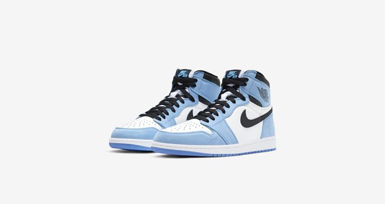 Air Jordan 1 High,University B  这颜值谁不心动？！北卡蓝 AJ1 上架 SNKRS！下周六正式发售！