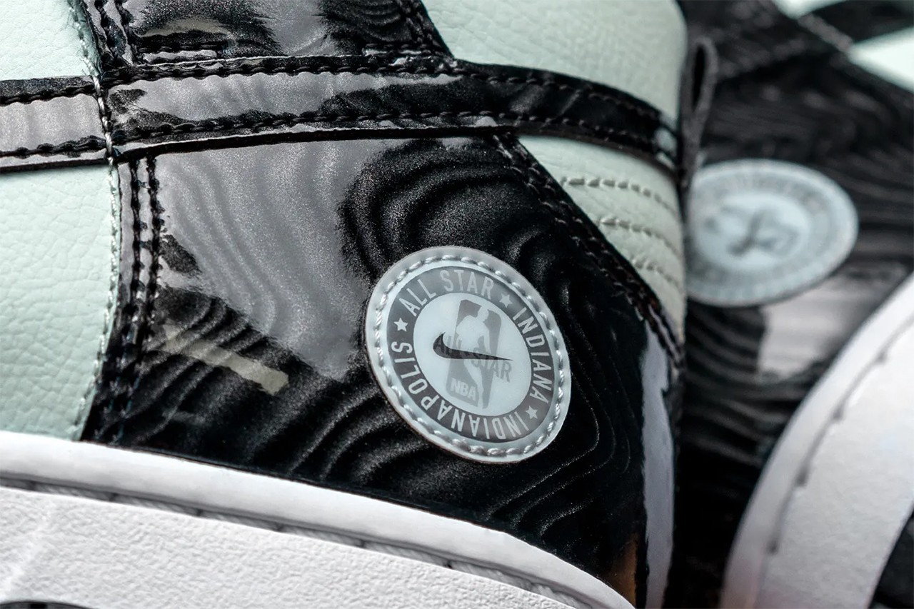 Dunk High,Nike,DD1398-300  独特纹理 + NBA 徽标点缀！「全明星」Dunk Hi 最新实物图来了！