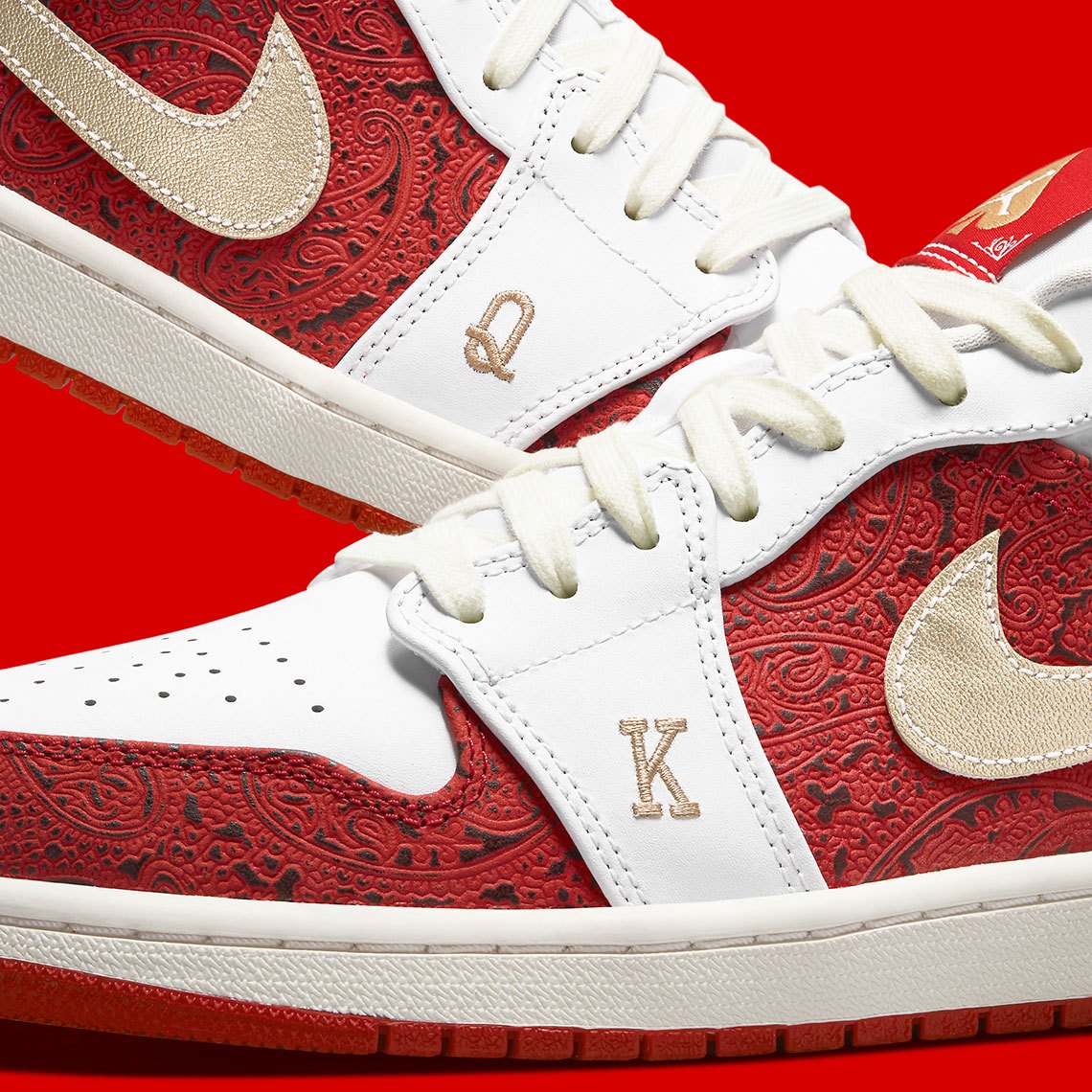 AJ1,Air Jordan 1 Low  Jordan 的新宝藏主题！「扑克」Air Jordan 1 官图释出！