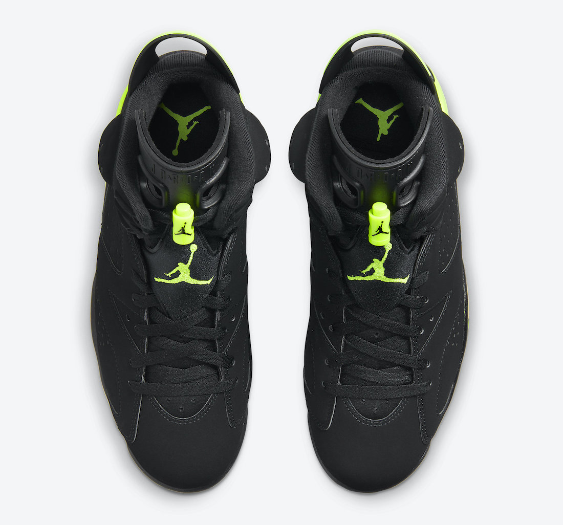 Air Jordan,AJ6,CT8529-003,Elec  小俄勒冈配色！全新 Air Jordan 6  “Electric Green” 发售日期确定！