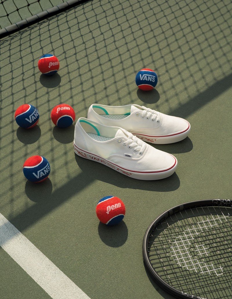 Vans,Penn,Penn Lowland CC,Auth  复古网球装扮！Vans 携手 Penn 推出全新联名！